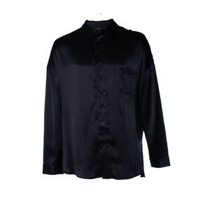 Albus Lumen, black silk shirt